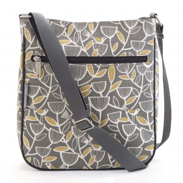 Tribal Leaf Print Crossbody Bag