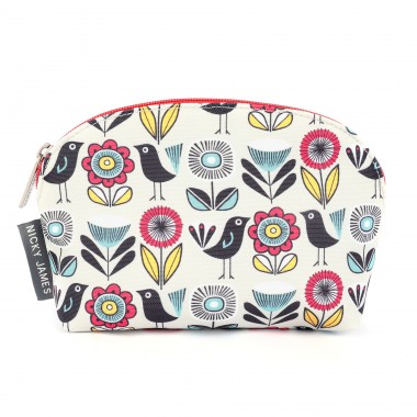 Fifties Floral Make Up Bag