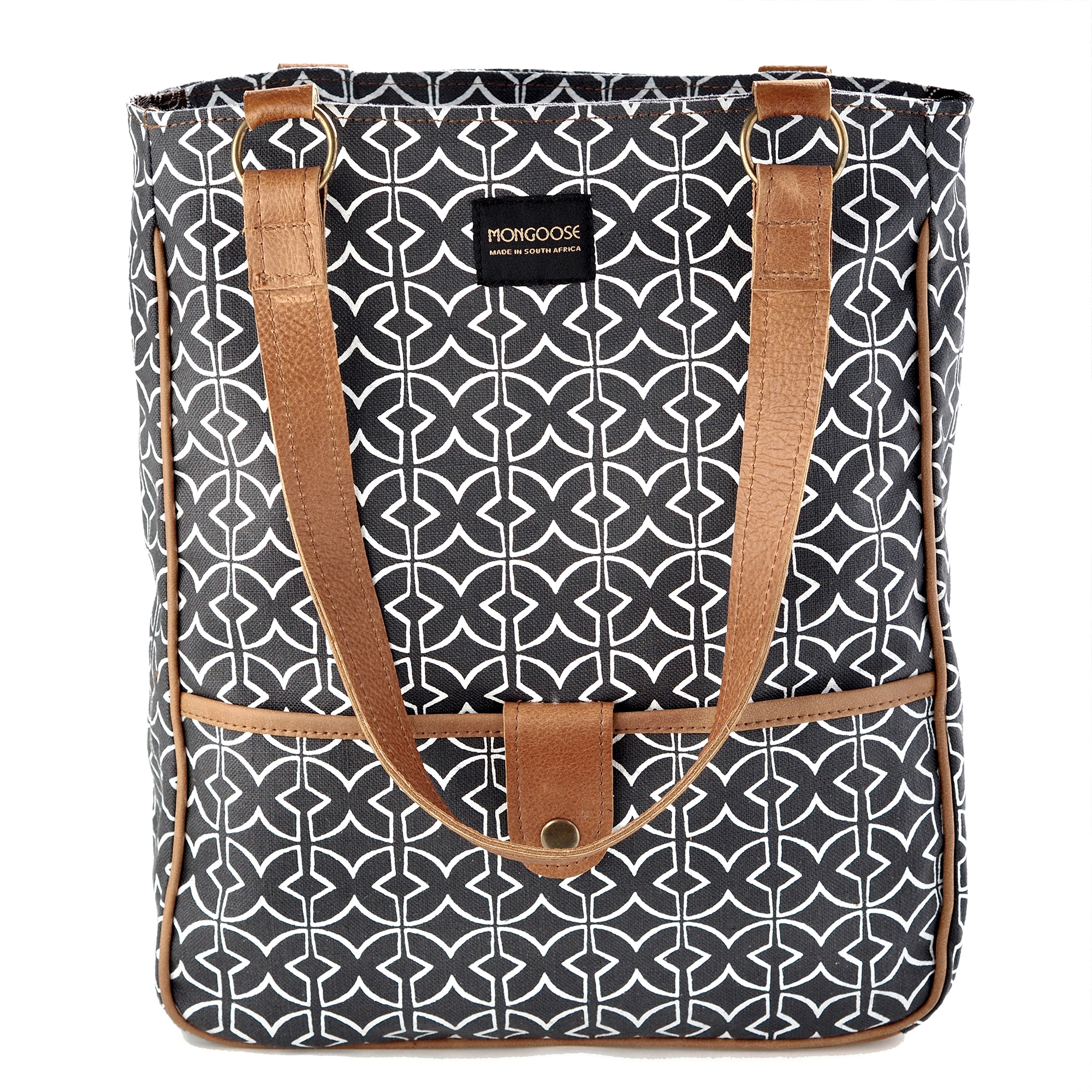Mongoose Large Shoulder Bag in Mudcloth